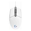 Wired Desktop Mice - Logitech G203 Wired LIGHTSYNC GAMING MOUSE WHITE 2YR WTY 