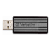 Verbatim - Verbatim STORE N GO PINSTRIPE USB 2.0 DRIVE 128GB Black MICROBAN