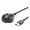USB 2.0 Cables - StarTech STARTECH.COM 1.5M USB3.0 A TO A Extension CABLE M TO F BLACK DESKTOP BASE LTW