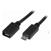 USB 2.0 Cables - StarTech STARTECH.COM 0.5M MICRO USB2.0 B to MICRO USB2.0 B CABLE M to F LTW
