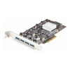 USB 2.0 Cables - StarTech 4-Port USB PCIe Card 10Gbps USB 3.1/3.2 Gen 2 Type-A PCI Express Expansion Card with 2 Controllers 4x USB-A