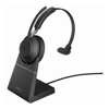 Headsets - Jabra WIRELESS EVOLVE2 65 MS MONO BLUETOOTH HEADSET W/CHARGING Stand + USB-A +LINK 380A
