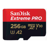 SanDisk SD / SDHC Cards - SanDisk Extreme Pro microSDXC SQXCD 256GB V30 U3 C10 A2 UHS-I 200MB/s R 140MB/s W 4x6 SD adaptor Lifetime Limited