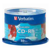 CD-R/W - Verbatim 95005 Silver InkJet (50Pk)