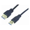 BluPeak - BluPeak 2m USB 3.0 SuperSpeed Cable USB-A Male to USB-A Female-Sold by carton QTY 20 units