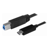 USB 3.0 Cables - StarTech STARTECH.COM 1M USB3.1 C to USB3.1 B PRINTER CABLE M to M 2YR