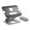 Docks & Port Replicators - J5create JTS427 Multi-Angle Dual 4K HDMI Docking Laptop Stand with USB-C 100W PD Pass Through (USB-C Dock w/ 4K HDMI 2