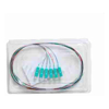 4Cabling - 4Cabling Fibre Pigtail SC OM4 Multimode 2m 6 pack Rainbow Aqua Connector | Backward Compatible With OM3