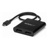 USB Type-C / 3.1 Cables - StarTech STARTECH.COM 2-Port MULTI MONITOR ADAPTER USB-C DUAL DISPLAYPort MST HUB 3YR