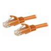 StarTech - StarTech STARTECH.COM CAT6 ETHERNET CABLE 1M ORANGE 650MHZ 100W SNAGLESS PATCH CORD Lifetime WARR