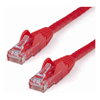 Cat6 Network Cables - StarTech STARTECH.COM CAT6 ETHERNET CABLE 2M RED 650MHZ 100W SNAGLESS PATCH CORD Lifetime WARR