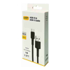 USB 3.0 Cables - USP 1M BoostUp Cafule USB-C to USB-A Cable Charge  Connect Black (6972890207040)