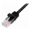 StarTech Cat5 Network Cables - StarTech STARTECH.COM 2M BLACK CAT5E / CAT 5 Snagless PATCH CABLE 2 M LTW