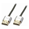Lindy  HDMI Cables - Lindy  Lindy .5m Slim HDMI Cable CL