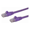 StarTech - StarTech STARTECH.COM CAT6 ETHERNET CABLE 50CM Purple 650MHZ SNAGLESS PATCH CORD