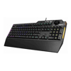 Wired Gaming Keyboards - Asus RA04 TUF GAMING K1 RGB Keyboard Volume Knob 19 Key Rollover Spill Resistance Programmable Keys