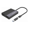USB 2.0 Cables - Simplecom DA369 USB 3.0 or USB-C to Dual 4K HDMI 2.0 Display Adapter for 2x 4K@60Hz Extended Screens