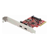 Other I/O Cards - StarTech STARTECH.COM 2 PORT 10Gbps PCIE USB-C CARD USB 3.1 Low PROFILE 2YR