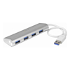 StarTech USB Hubs - StarTech STARTECH.COM 4 Port PORTABLE USB 3.0 HUB W/ BUILT-IN CABLE TRAVEL USB HUB 2YR