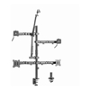 Brateck Brackets & Mounting - Brateck DUAL-MONITOR ALL-IN-ONE Studio SETUP DESKTOP MOUNT