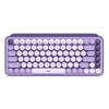 Logitech Wireless Desktop Keyboards - Logitech POP Keys Wireless Mechanical KB With Emoji Keys Cosmos Lavender