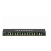 NETGEAR - NETGEAR 16 Port PoE Gigabit Ethernet Plus Switch (GS316EPP) with 16 x PoE+ @ 231W Desktop/Wall Mount