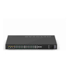 NETGEAR - NETGEAR AV LINE 26-PORT MANAGED SWITCH POE+ (24) 480W GbE (2) SFP+(4) LIFE WTY