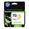 HP - HP 712 3-Pack 29-ml Yellow DesignJet Ink Cartridge