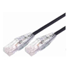 Cat6 Network Cables - BluPeak 3M Ultra Thin Cat6a UTP LAN Cable Black (Lifetime Warranty)