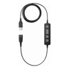 Headphone & Headset Accessories - Jabra Link 260 QD TO USB-A ADAPTER 