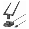 Wireless Network Adapters - Simplecom NW811v2 AX1800 Dual Band WiFi 6 USB Adapter 802.11ax with 2x 5dBi High Gain Antennas