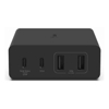 Belkin - Belkin BoostCharge Pro 4-Port GaN Charger 108W Black(WCH010auBK) 2xUSB-C  2xUSB-A 2M Cable Intelligent and Fast Charger
