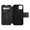 OtterBox - OtterBox Strada Apple iPhone 14 Plus Case Black (77-88557) DROP+ 3X Military Standard Leather Folio Cover Card Holder