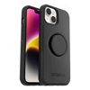 Third Party Cases & Covers - OtterBox Otter + Pop Symmetry Apple iPhone 14 Plus Case Black (77-88743) Antimicrobial DROP+ 3X Military Standard