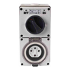 4Cabling - 4Cabling 4C | Combination Switched socket 4Pin IP66 500V 10A