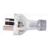 4Cabling - 4Cabling 4C | Rewireable Plug 250V 15A Clear 10 Pack