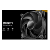 Case Fans - Antec Storm 140mm T3 PWM FDB Fan High Airflow 112 CFM Air Pressure 2.7 Noise Level 33.69 Woven Cable PMW Daisy Chain