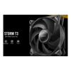 Antec - Antec Storm 120mm T3 PWM FDB Fan High Airflow 80.47 CFM Air Pressure 2.7 Noise Level 36.99. Woven Cable PMW Daisy Chain