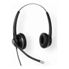 VoIP Phones - SNOM A100D Wideband Binaural Headset For Snom-D3xx/D7xx/7xx 300 Frlexible Boom Passive Noise Cancelling Microphone