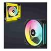 Case Fans - Corsair QX RGB Series iCUE LINK QX120 RGB 120mm Magnetic Dome RGB Fan Expansion Kit