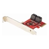 RAID Controllers - StarTech SATA PCIe Card 4 Port PCIe SATA Expansion Card 6Gbps Low/Full Profile Stacked SATA Connectors ASM1164 Non-Raid