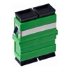 4Cabling - 4Cabling SC/APC OS1/OS2 Singlemode Through Coupler Flangeless Duplex | Green