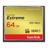 SanDisk SD / SDHC Cards - SanDisk 64GB Extreme CompactFlash Card with (write) 85MB/s and (Read)120MB/s SDCFXSB-64G