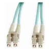Generic Other Network Cables - 3m LC-LC OM4 Multimode Backwards compatible with OM3 Fibre Optic Duplex LSZH Patch Lead : 2mm Oversleeving | AQUA