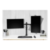 Brackets & Mounting - Kensington DUAL MONITOR DESK MOUNT UP TO 32" & 8KG VESA 75x75 100x100 BLACK
