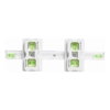 4Cabling - 4Cabling 4C | Mark & Move Wall Plate Stencil | Electrical outlet cutting jig