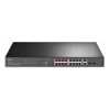 100Mb Network Switches - TP-Link TL-SL1218MP | 16-Port 10/100 Mbps + 2-Port Gigabit Rackmount Switch with 16-Port PoE+