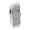 4Cabling - 4Cabling LC OM1 Multimode Through Coupler Flangeless Duplex | Beige