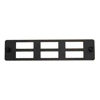 4Cabling - 4Cabling 6 Port SC Duplex / LC Quad FOBOT Faceplate suitable for 015.004.0026 & 015.004.0028