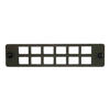 4Cabling - 4Cabling 12 Port SC Simplex / LC Duplex FOBOT Faceplate suitable for 015.004.0026 & 015.004.0028